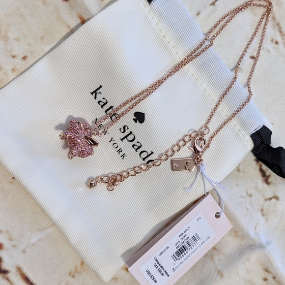 🆕 Kate Spade Imagination Pave Pig Mini Pendant - Picture 6 of 7